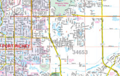 Western Pasco County, Fl Wall Mapkappa - The Map Shop with Map Of Pasco County In Florida