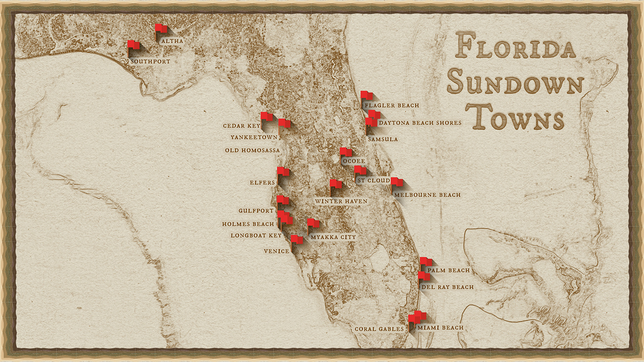 Wftv with List Of Sundown Towns In Florida Map
