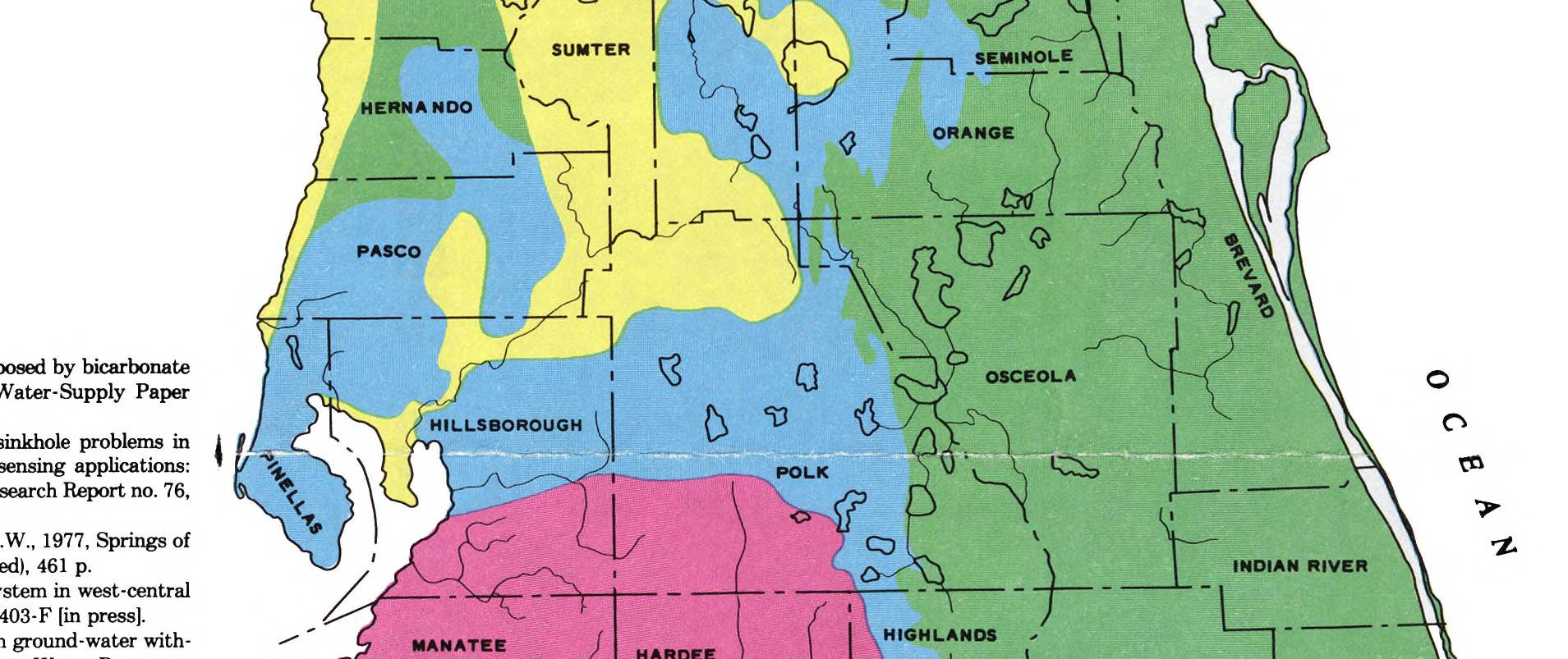 Where Are Sinkholes Most Likely To Occur In Florida? pertaining to Map of Sinkholes in Pasco County Florida