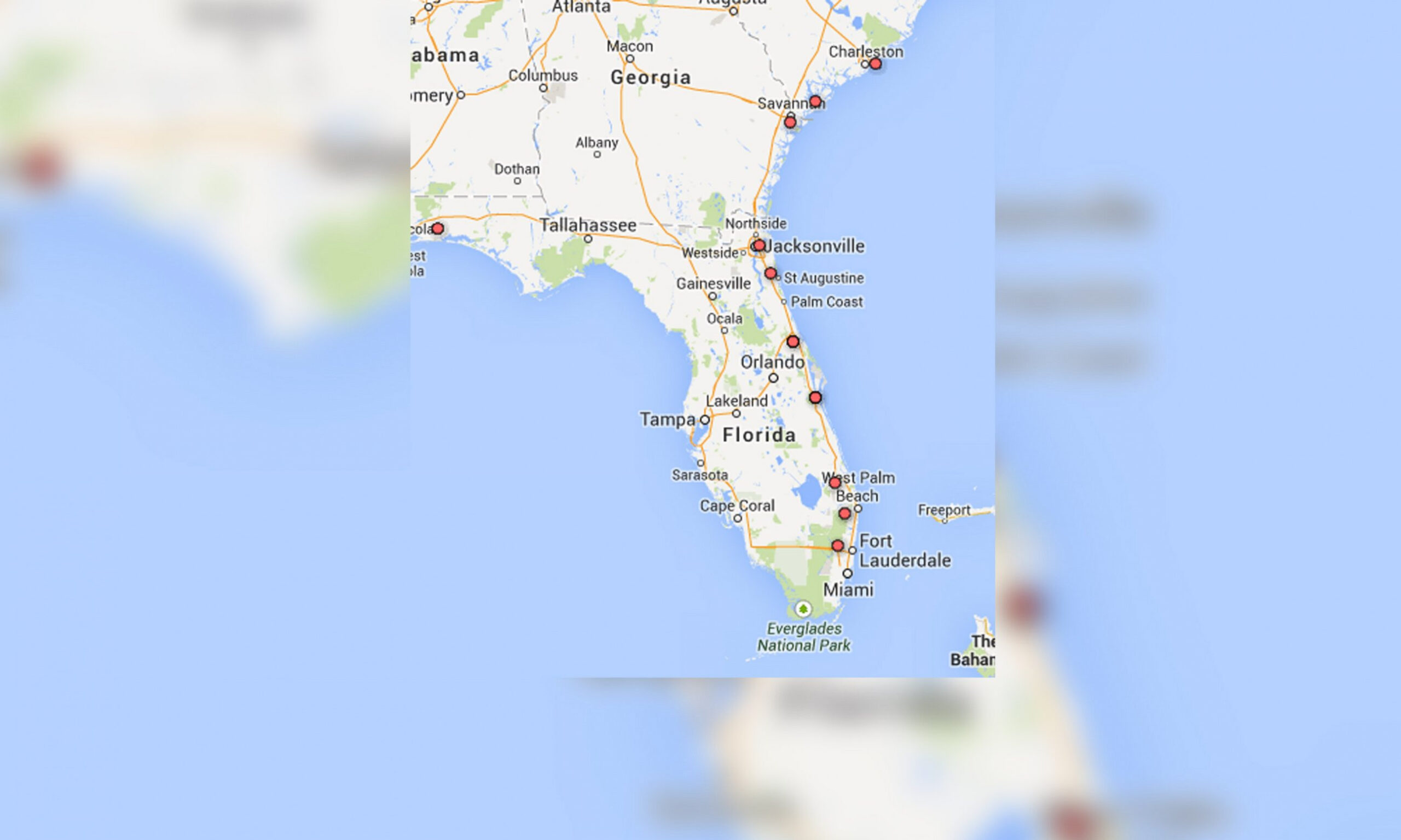 Where Are The Sharks? Map Of Us Attacks This Year - Abc News throughout Map of Shark Attacks in Florida