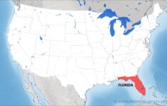 Where Is Florida Located On The Map? throughout Florida in Map of the World