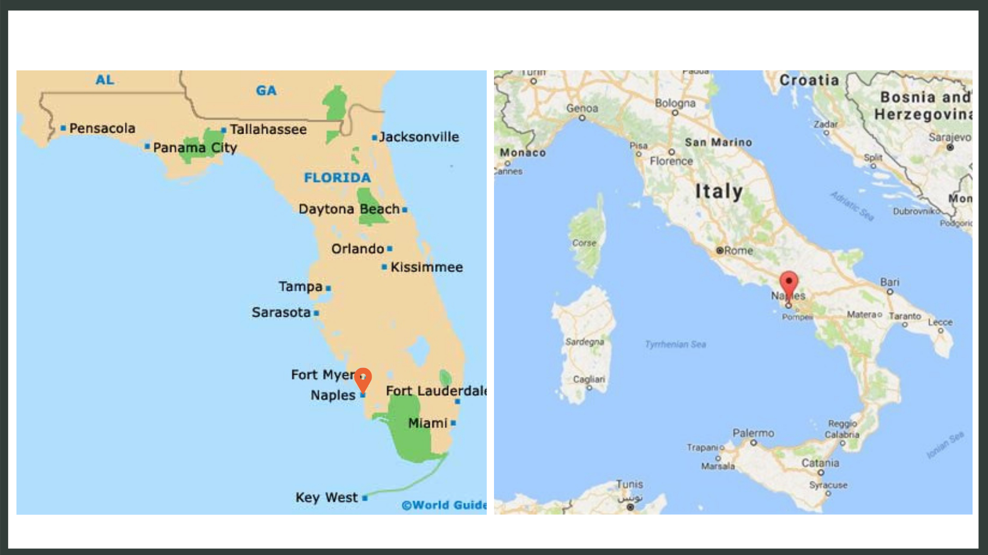 Where Is Naples Florida On A Map And A Bit Of The Name Naples In for Map Of Florida Including Naples