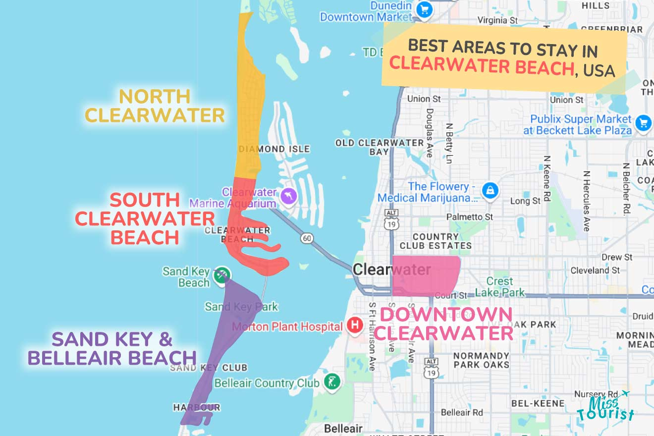Where To Stay In Clearwater Beach: Top Hotels For 2025 intended for Map of Hotels in Clearwater Florida