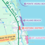 Where To Stay In St. Augustine, Fl ✔️ 4 Best Areas (2024) Regarding Map Of Hotels In St Augustine Florida