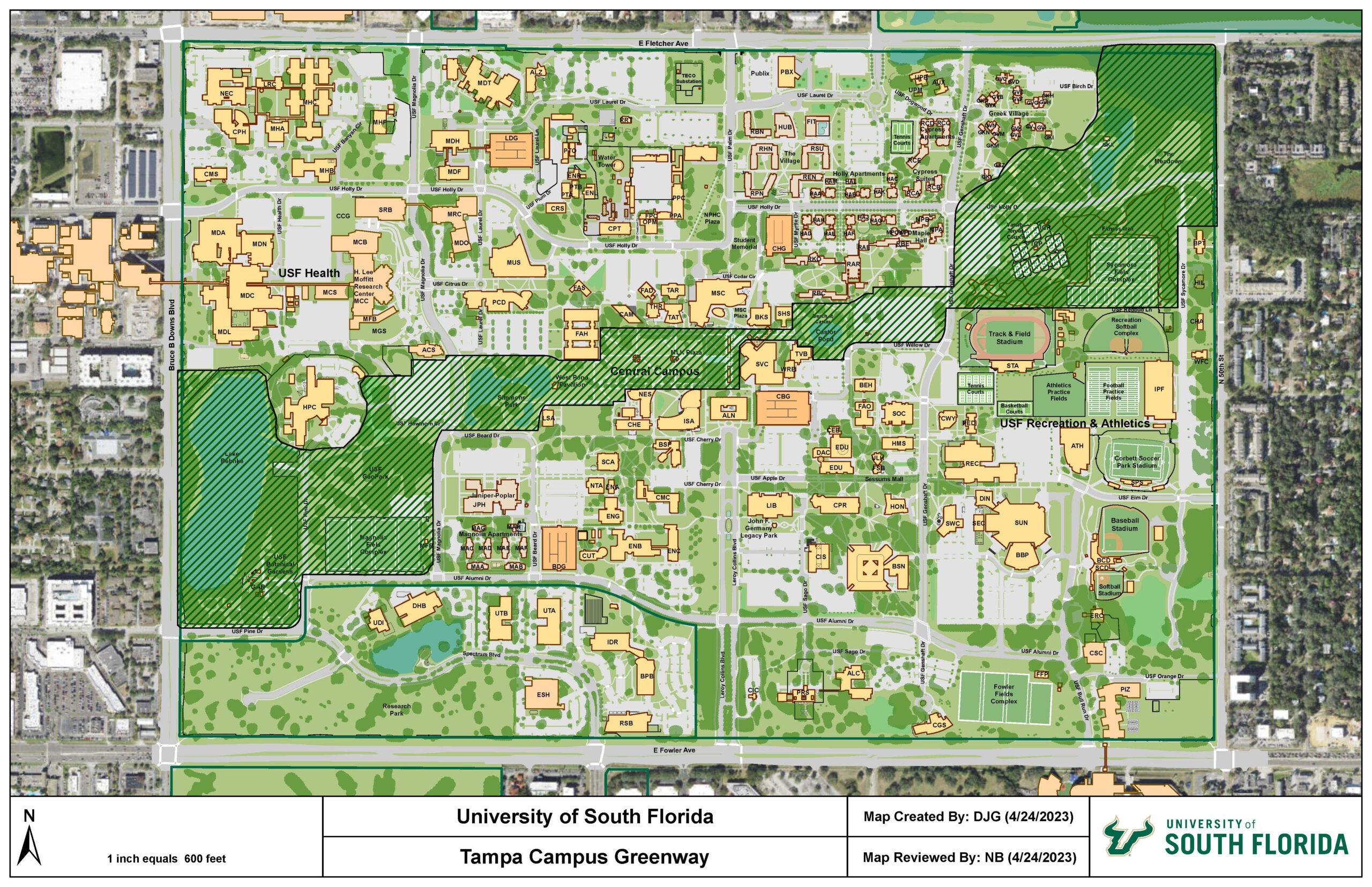 Where We Are | Ecore | College Of Arts And Sciences | University in Map of University of South Florida Tampa Campus