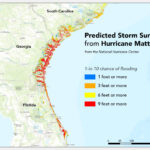 Where Will Hurricane Matthew Cause The Worst Flooding?   Temblor Pertaining To Map Of Flooding In Jacksonville Florida