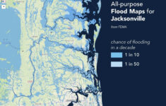 Where Will Hurricane Matthew Cause The Worst Flooding? - Temblor regarding Map Of Flooding In Jacksonville Florida