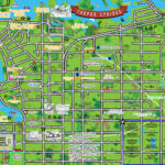 Whimsical Map Of Tarpon Spring Florida   Digital   Etsy.de Throughout Map Of Florida Tarpon Springs