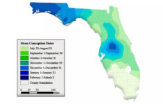 White-Tailed Deer Peak Rut Map - Florida Sportsman intended for Map Of Florida Hunting Zones