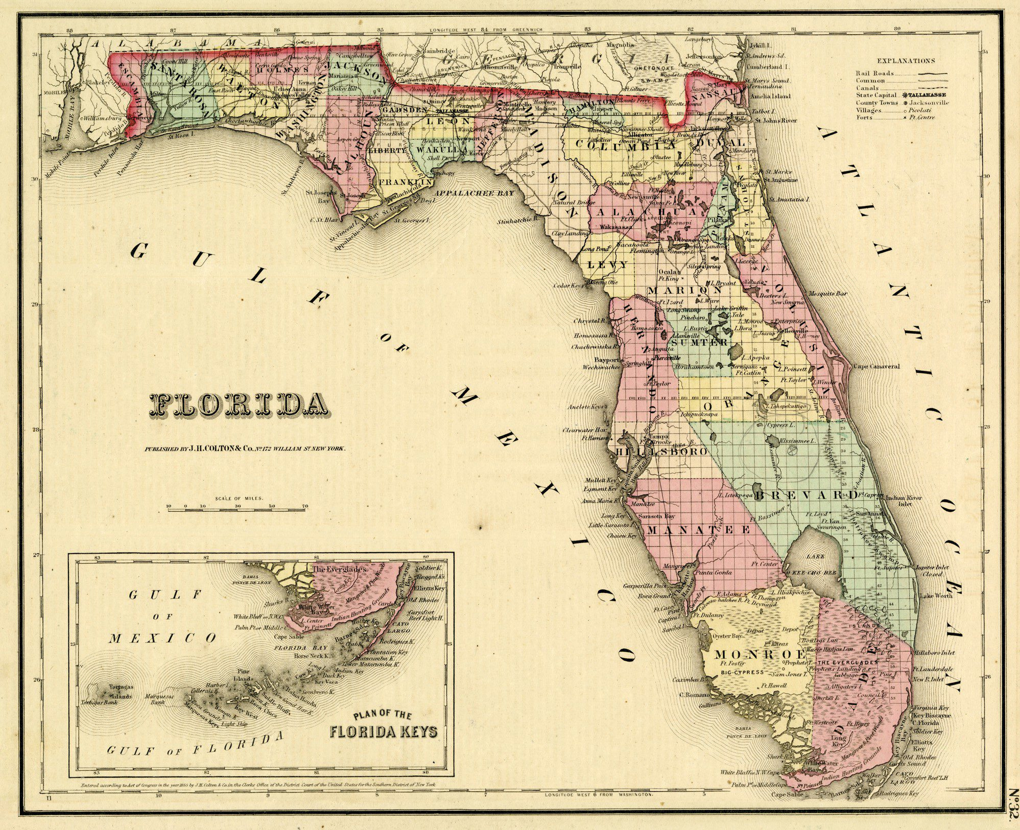 You Might Be Living In Monroe Or Dade County Were It Not For throughout Map of Monroe County Florida