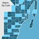 Zip Codes For Miami Dade County Florida Map Zip Codes For Miami Inside Zip Code Map Of Miami Dade County Florida