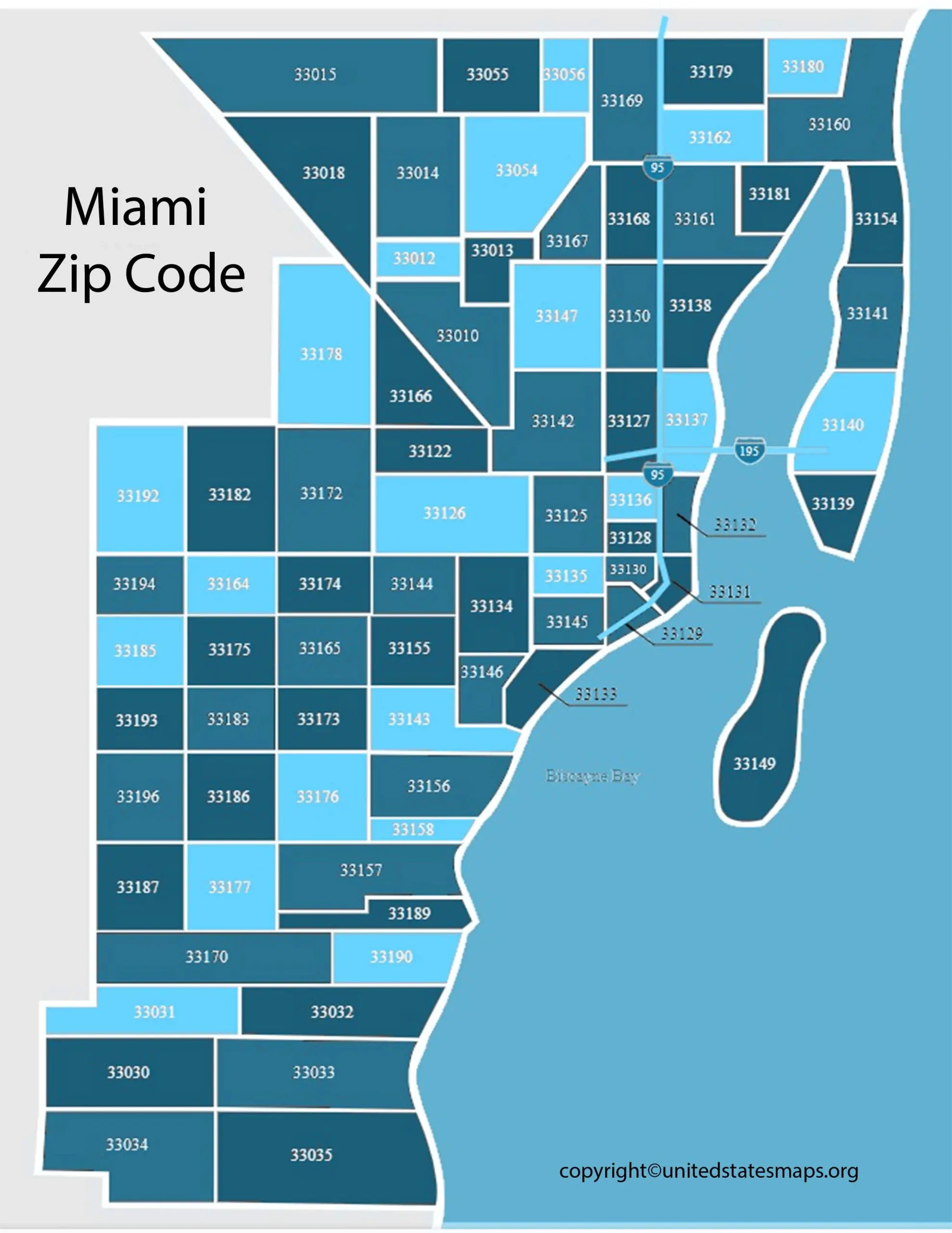 Zip Codes For Miami Dade County Florida Map Zip Codes For Miami inside Zip Code Map Of Miami Dade County Florida