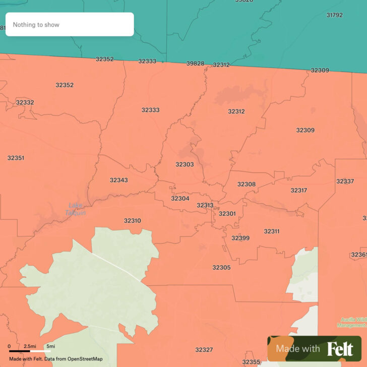 Map of Desoto County Florida