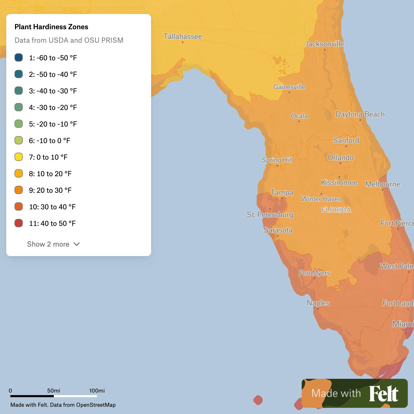 Zip Codes In Florida in State Of Florida Zip Code Map