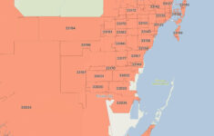 Zip Codes In Miami-Dade County, Florida within Zip Code Map of Miami Dade County Florida