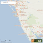 Zip Codes In Sarasota County, Florida Inside Map Of Florida Showing Sarasota
